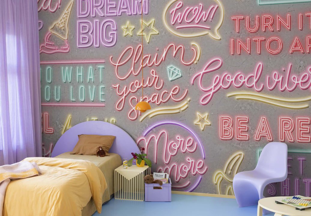 Neon Vibes, Concrete, Rebel Walls 3
