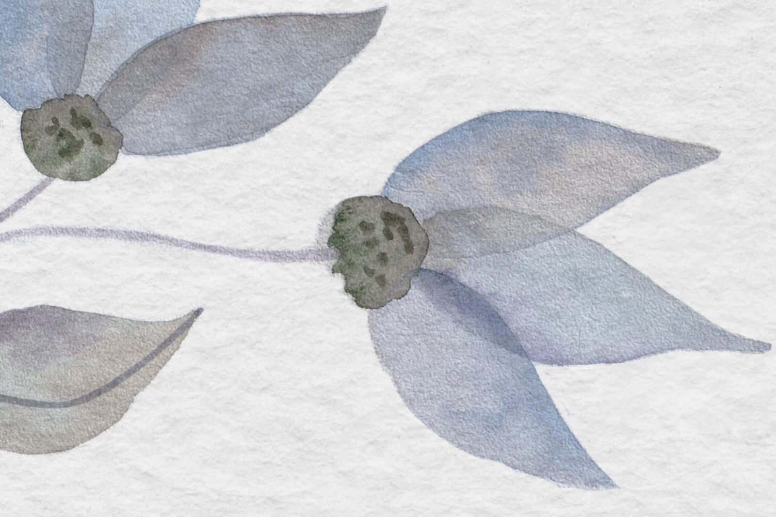Blossom Fling, Blue, Rebel Walls 4