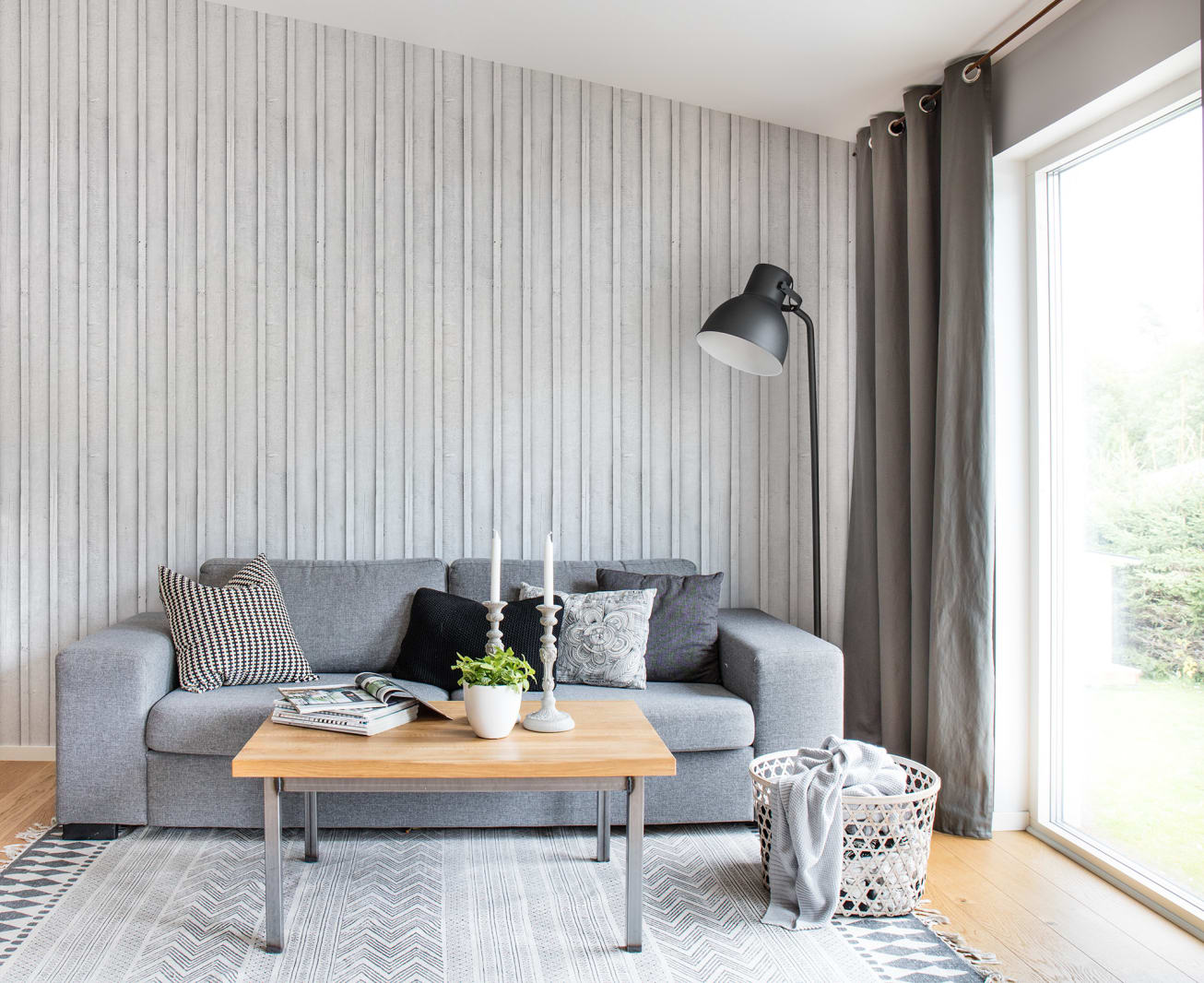 Swedish Cottage, White, Rebel Walls 3