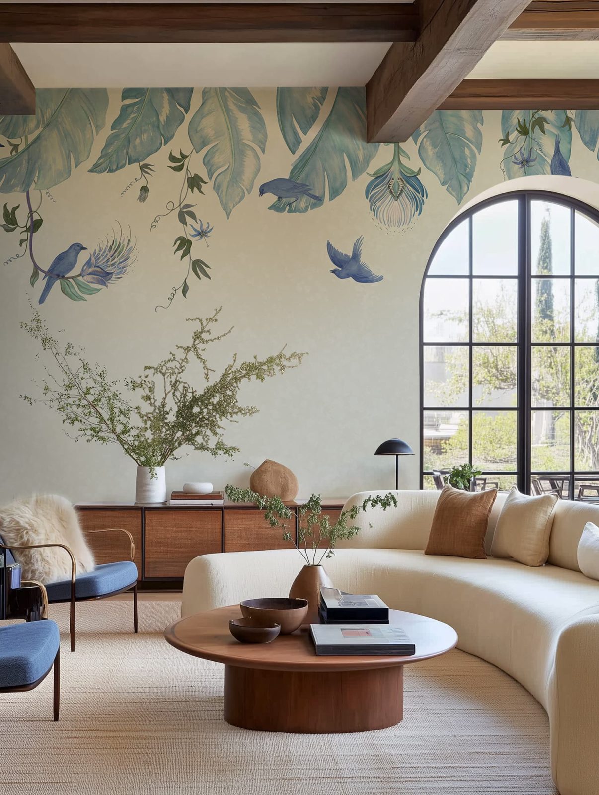 Birds in the Trees, Blue, Rebel Walls 3