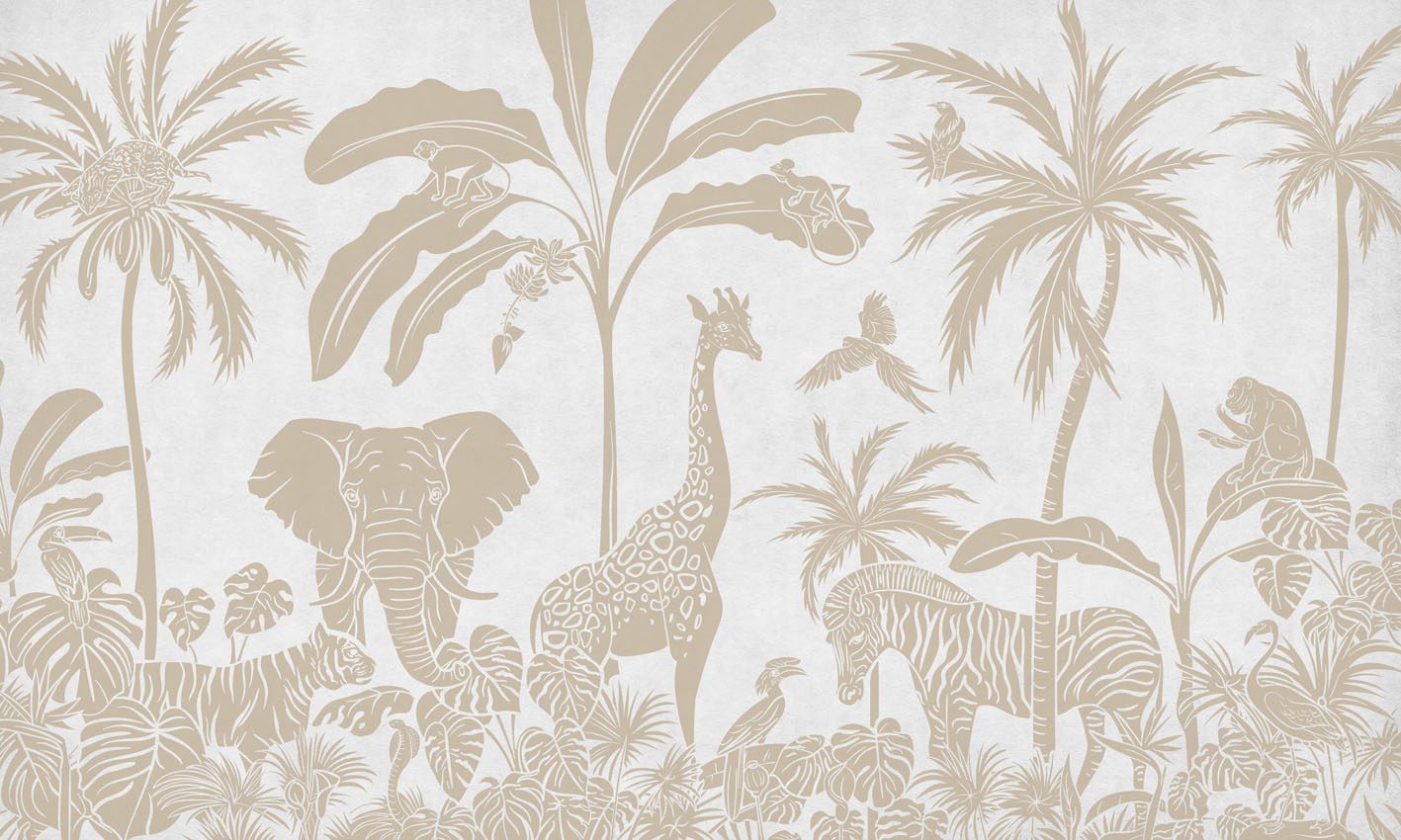 Monochrome Jungle - White Vintage, Kikki Belle