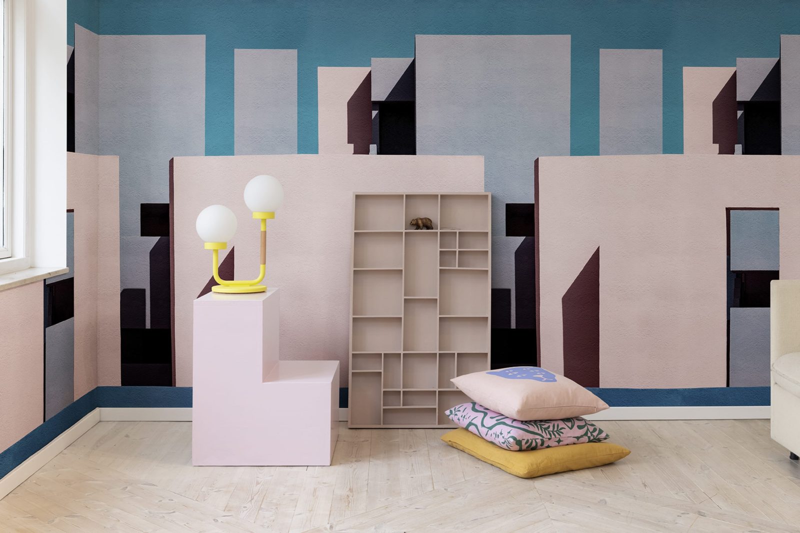 Abstract Building, Pastel, Rebel Walls 2