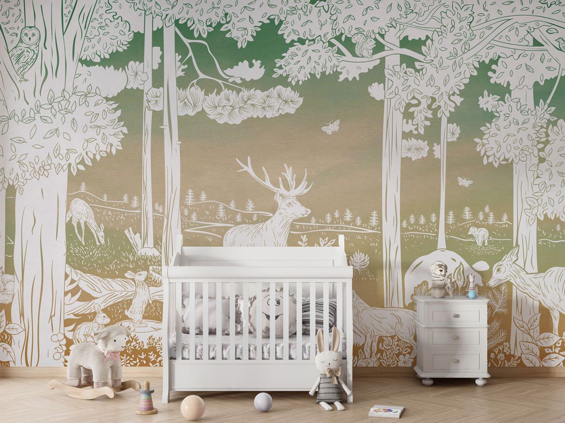 Monochrome Forest - Green Sky, Kikki Belle 2