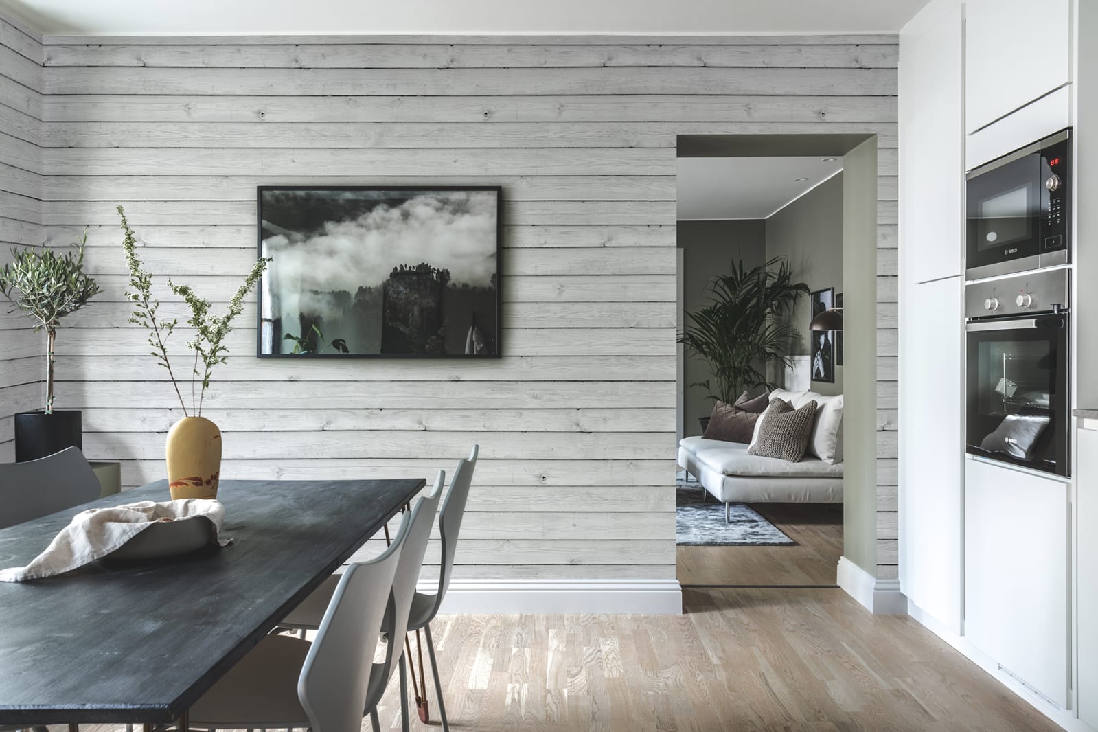 Horizontal Boards, White, Rebel Walls 6