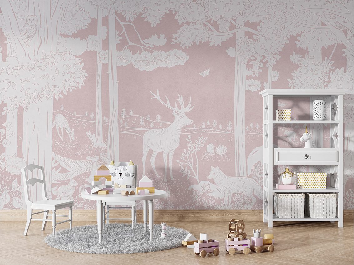 Monochrome Forest - Pink, Kikki Belle 5