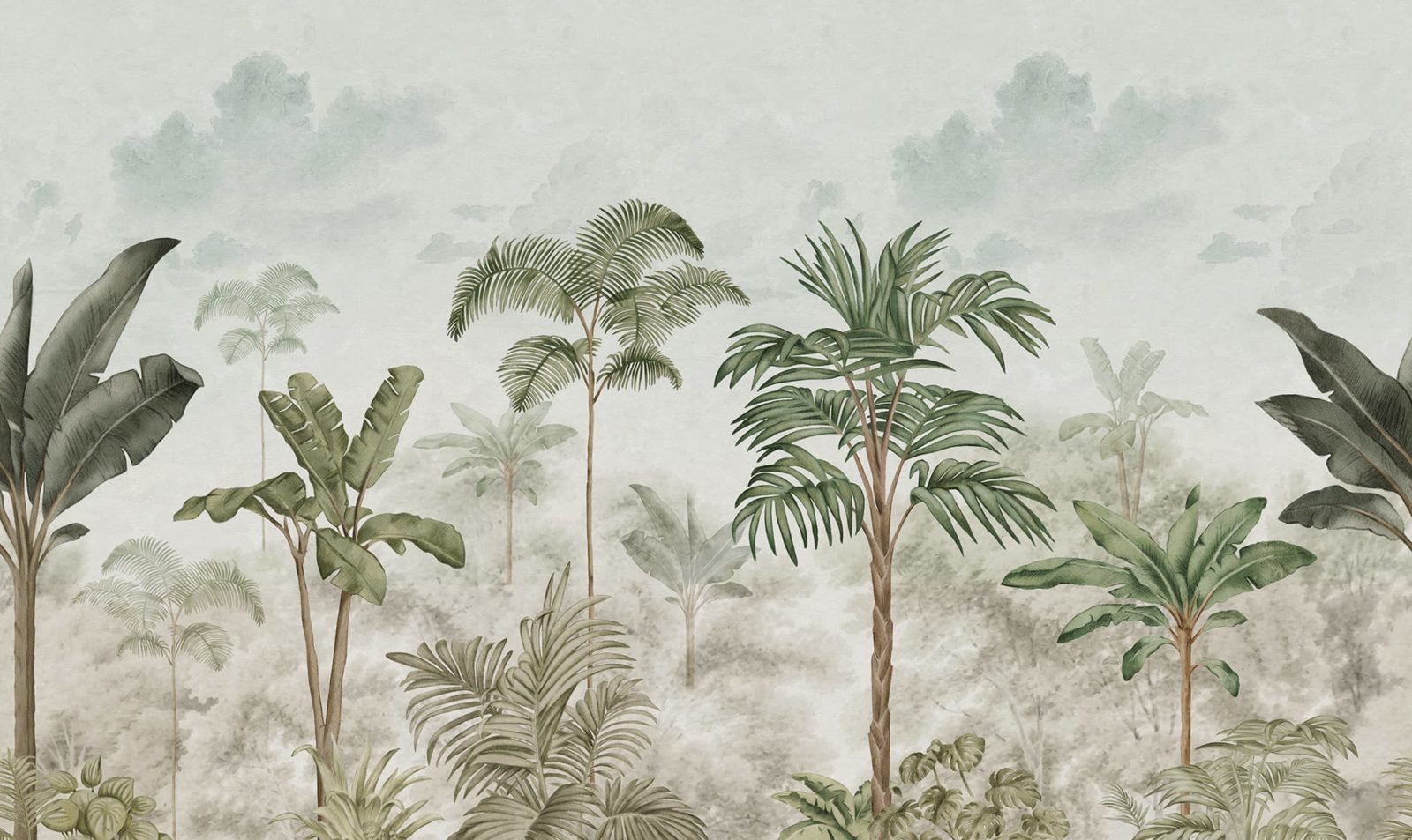 Jungle Horizon, Green, Rebel Walls