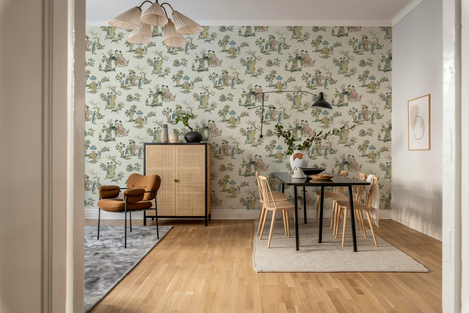 Toile Conversation, Beige, Rebel Walls 3