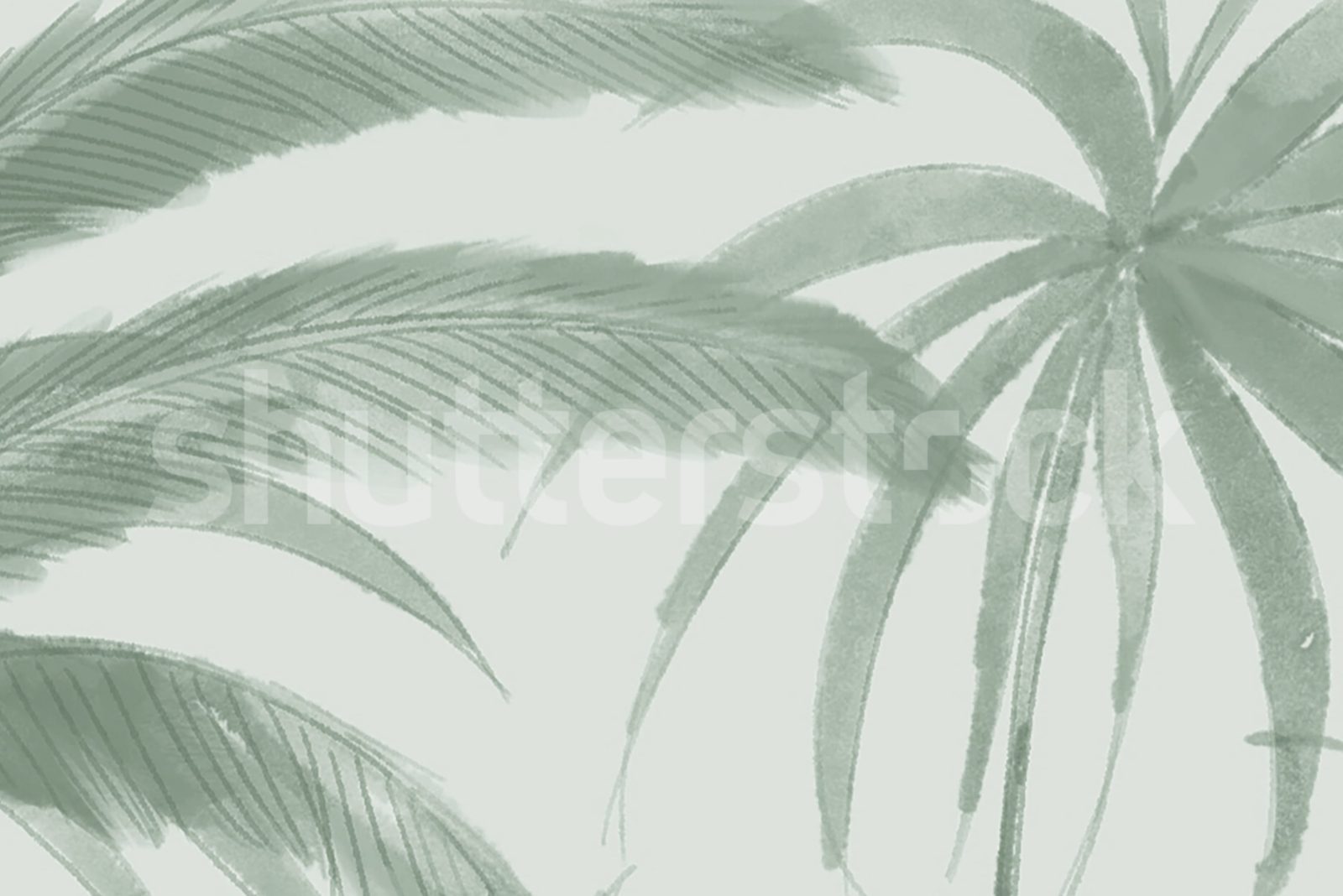 Playful Palms, Green, Rebel Walls 4