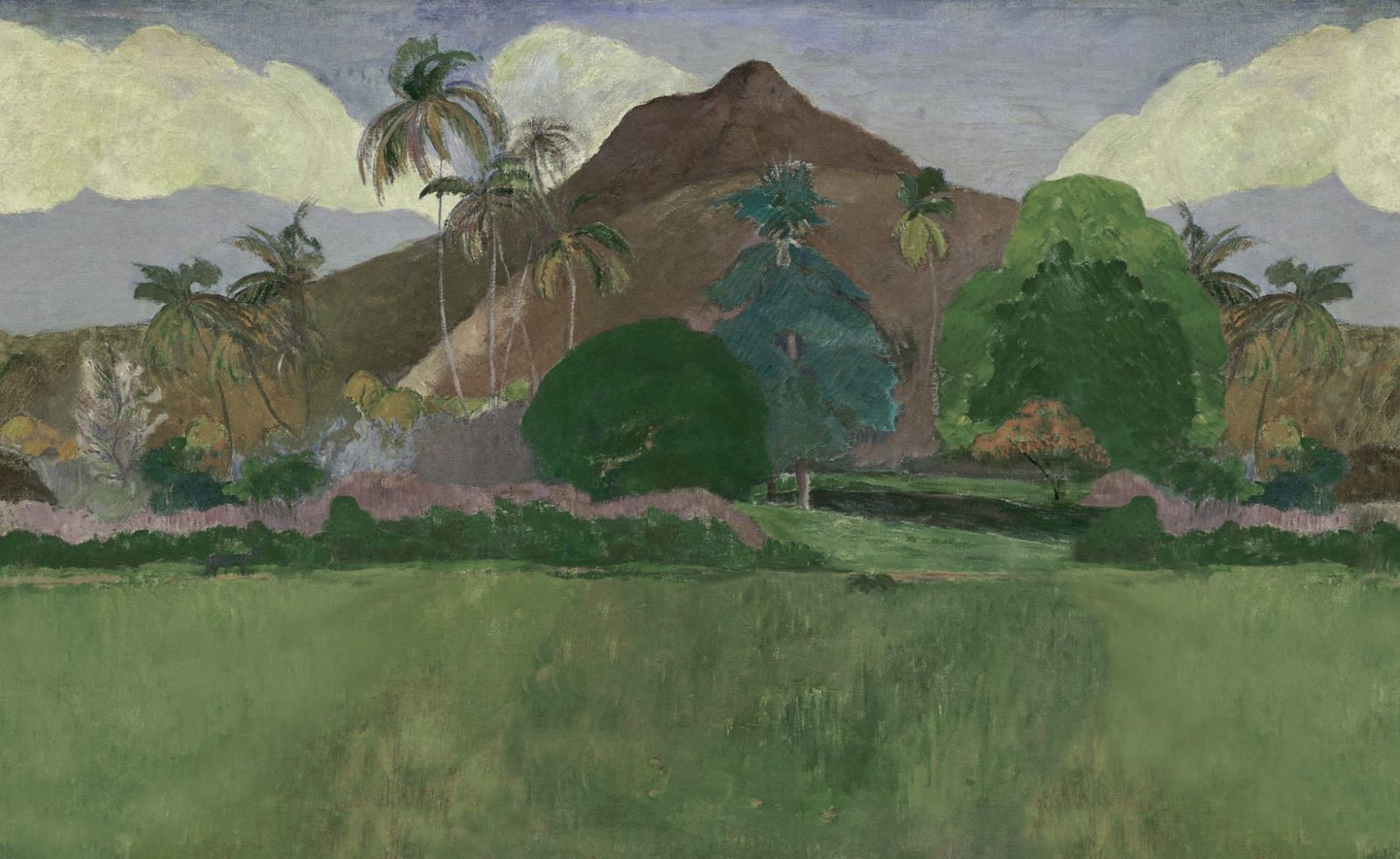 Tahitian Landscape, Green, Rebel Walls