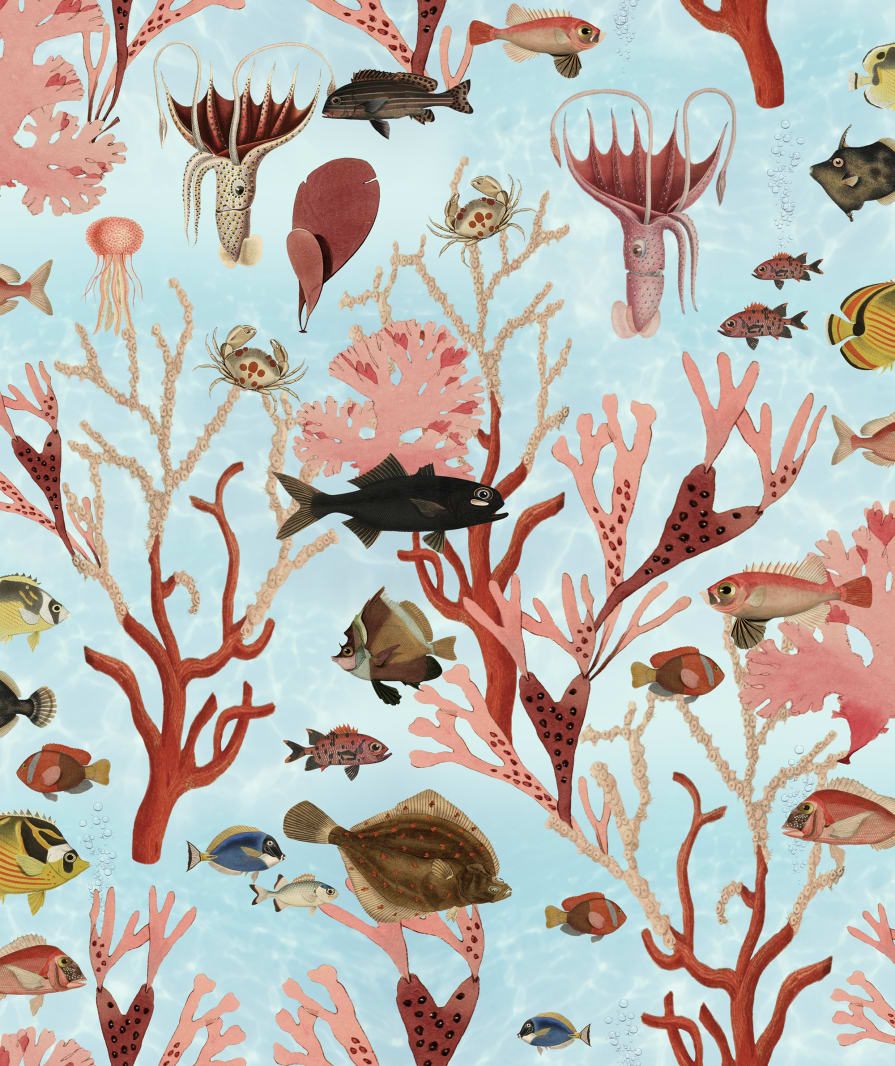 Aquarium, Mint, Rebel Walls