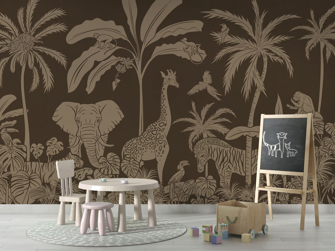 Monochrome Jungle - Brown Vintage, Kikki Belle 4