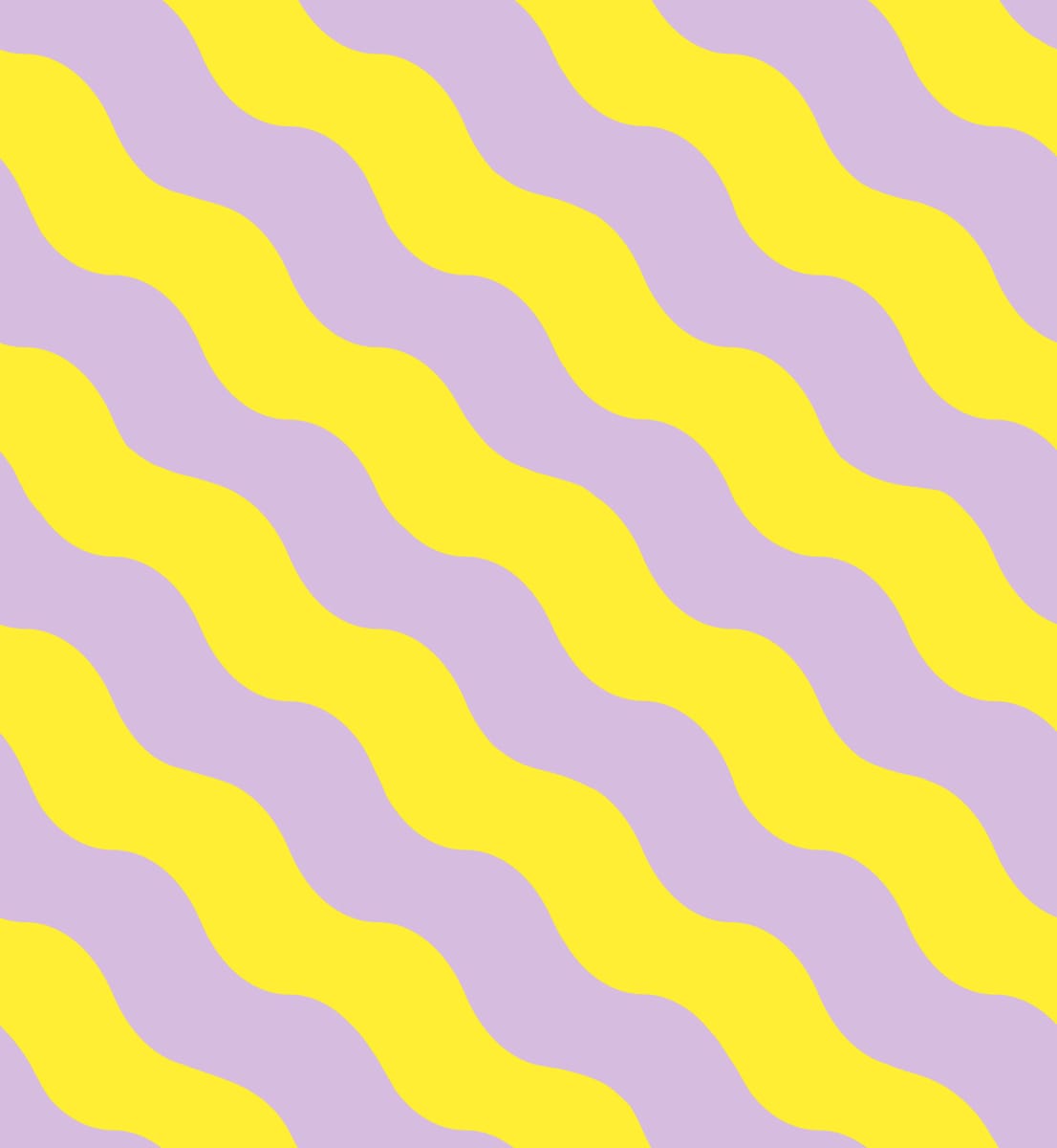 Polka Stripe, Lilac & Yellow, Rebel Walls