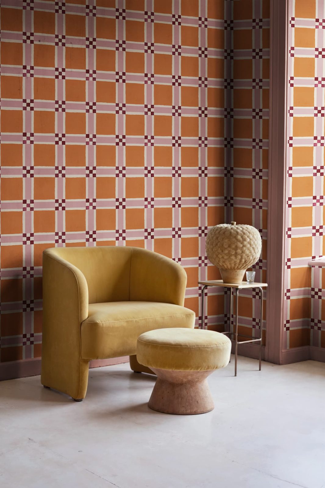 Bold Grid, Orange, Rebel Walls 2