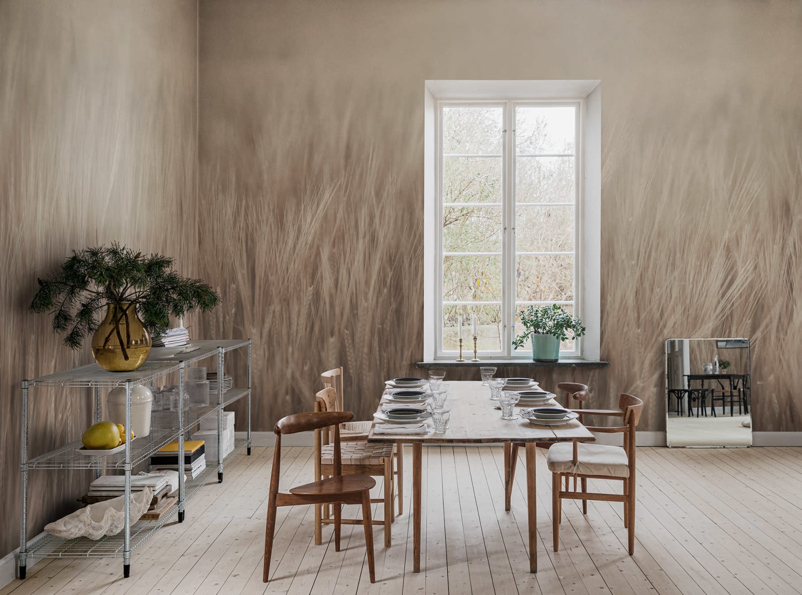 Rye Field, Beige, Rebel Walls 3