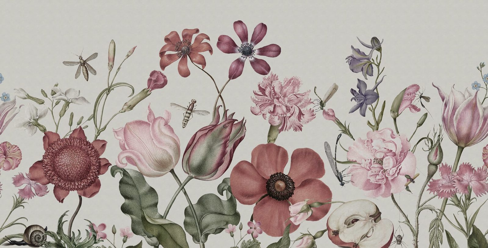 Wild Flowers, Vintage, Rebel Walls