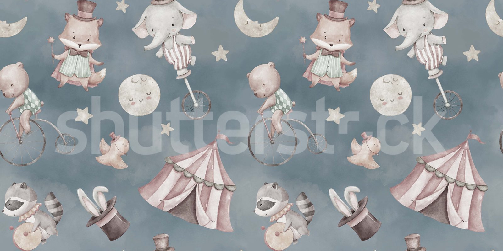 Circus Dream, Vintage, Rebel Walls