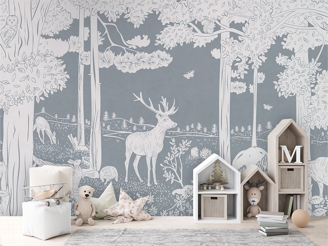 Monochrome Forest - Blue, Kikki Belle 3