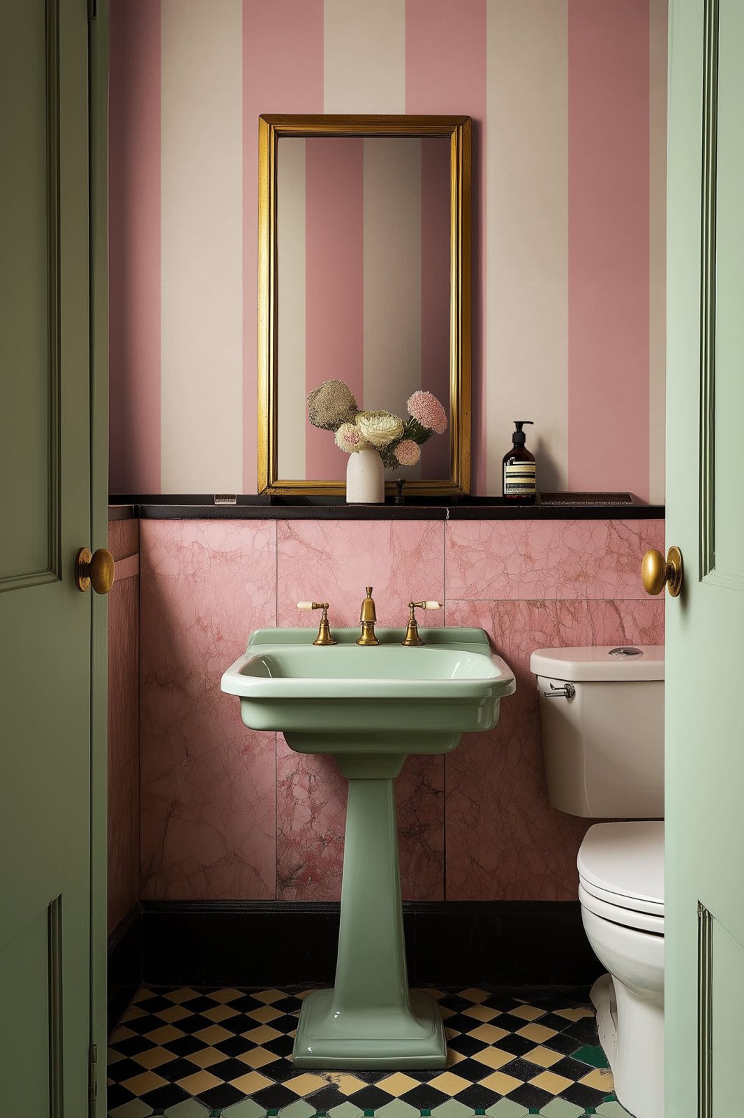 Bold Stripes, Pink, Rebel Walls 3