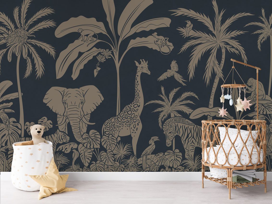 Monochrome Jungle - Blue Vintage, Kikki Belle 2