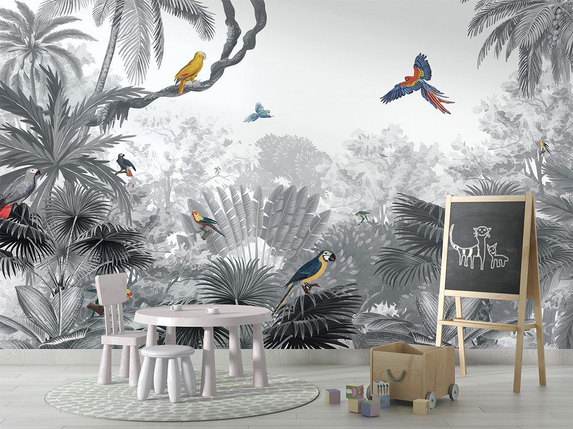 Canopy Jungle - Black and White, Kikki Belle 5