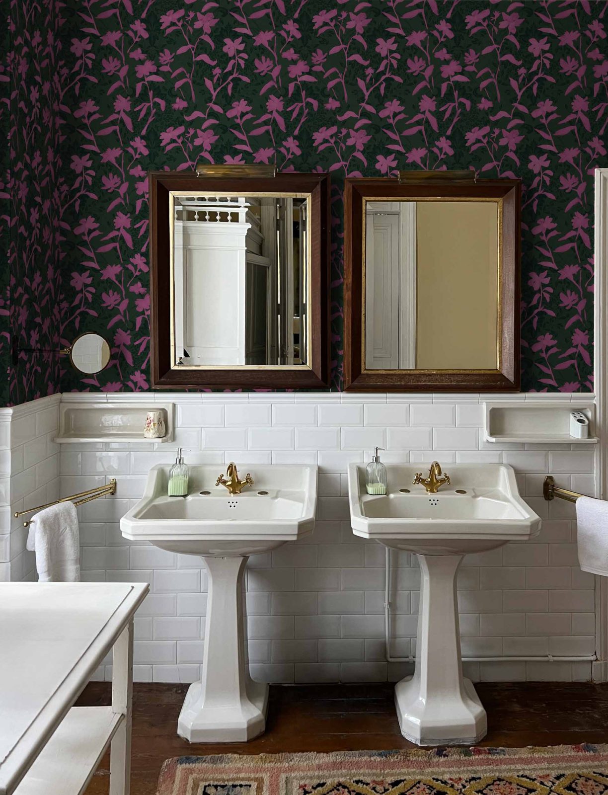 Blooming Damask, Fuchsia, TresTintas 5mp / rola 2