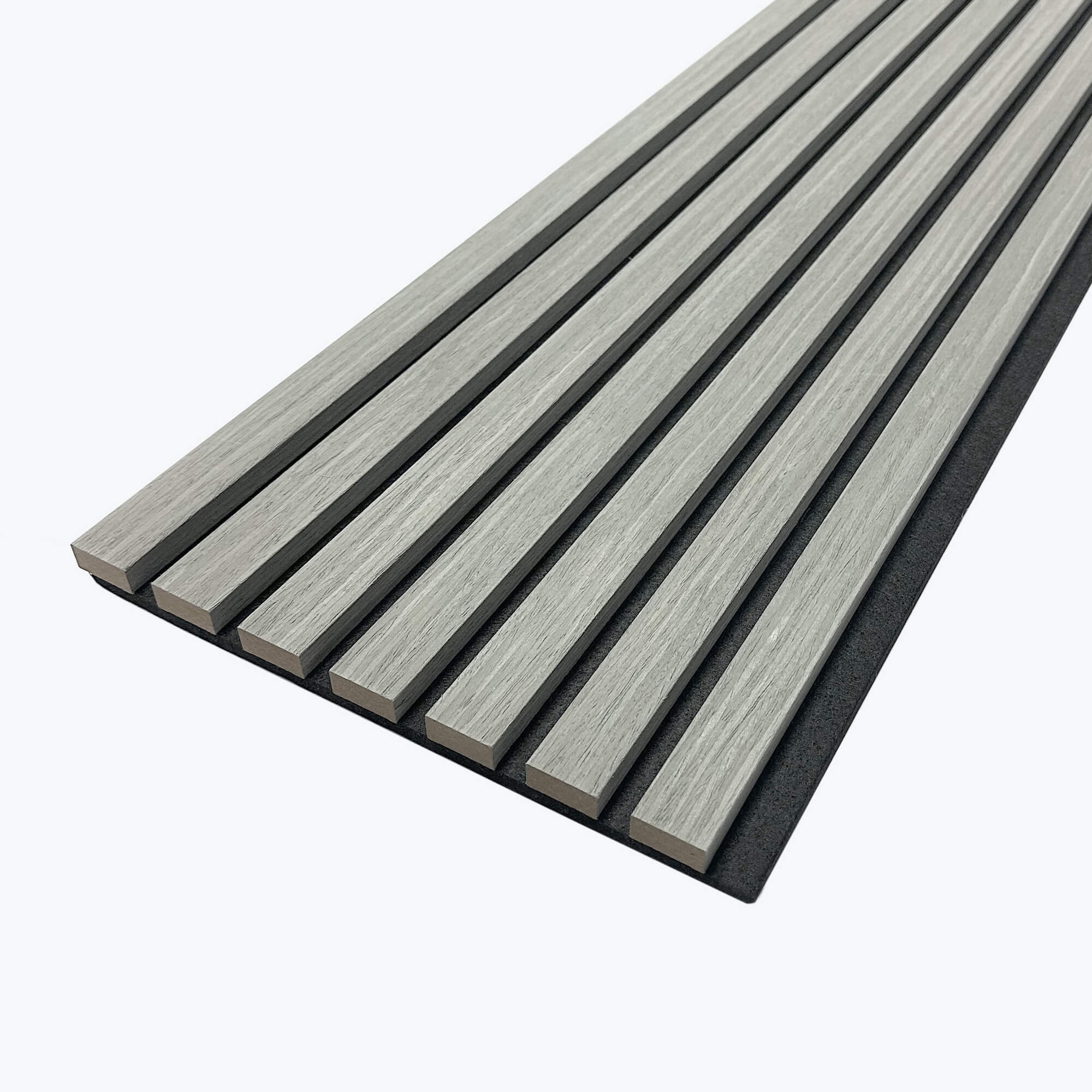 Riflaj decorativ MDF, Grey, fonoabsorbant, 270x28cm, Lamelio 3