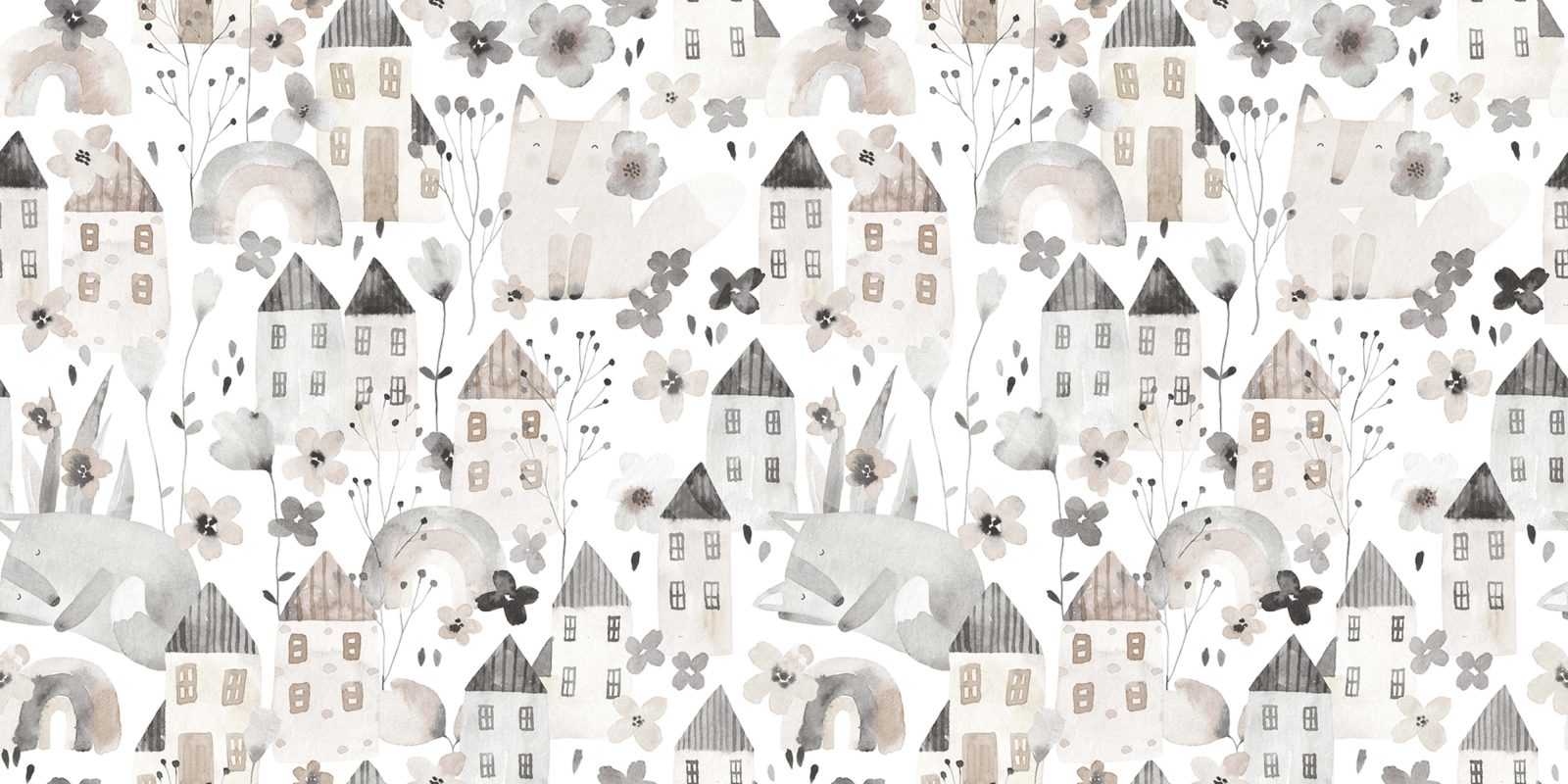 Fox Village, Gray, Rebel Walls