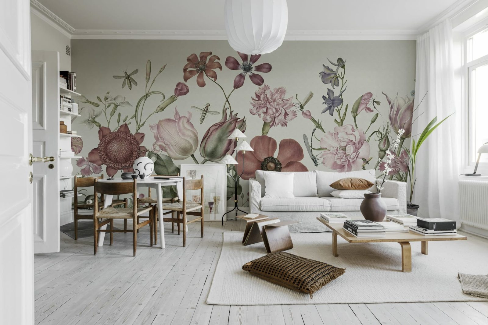 Wild Flowers, Vintage, Rebel Walls 3