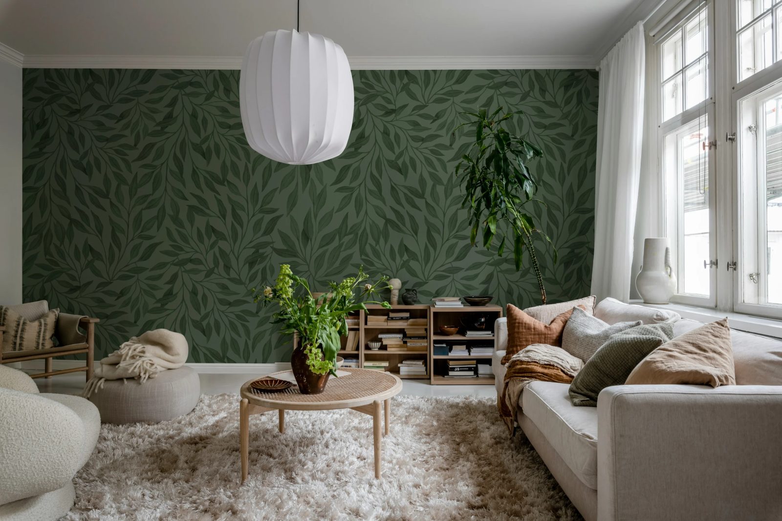 Willow, Dark Green, Rebel Walls 3