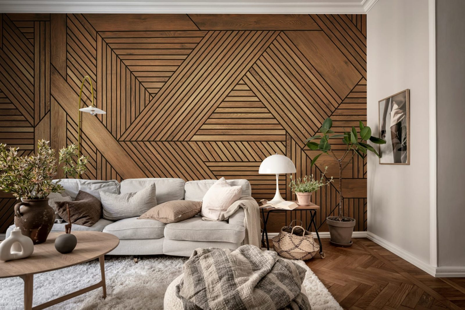Wooden Art Bold, Teak, Rebel Walls 2