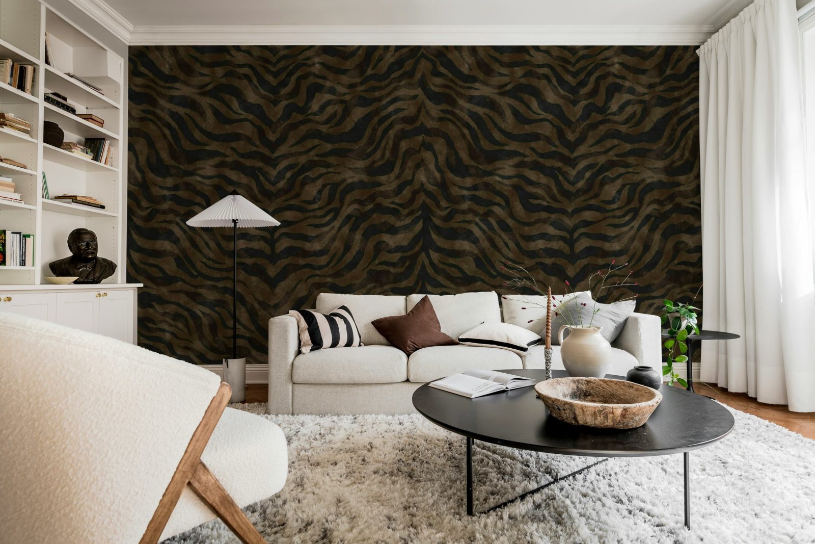 Animal Luxe, Brown, Rebel Walls 2