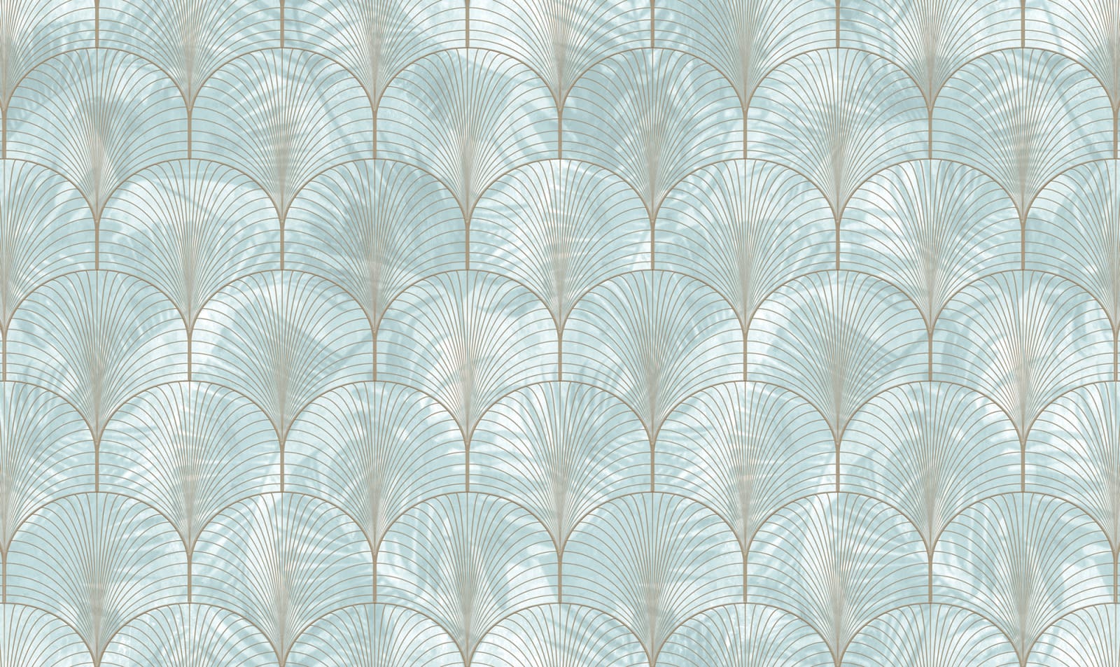 Art Deco Palms, Silver, Rebel Walls, 5 mp / rola
