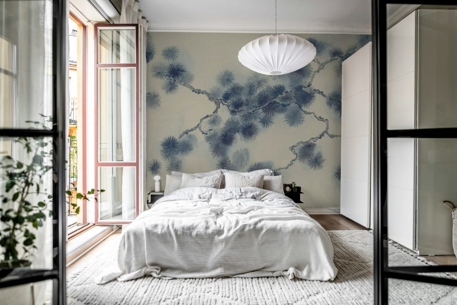 Pine Branch, Blue, Rebel Walls 3
