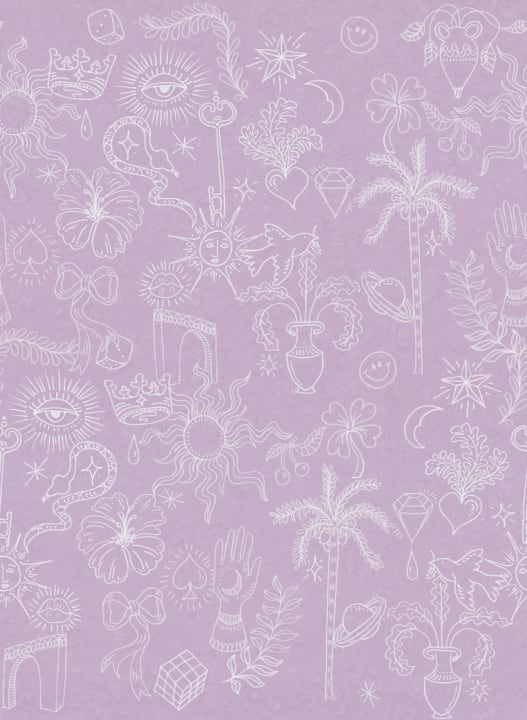 Doodle, Lilac, Rebel Walls