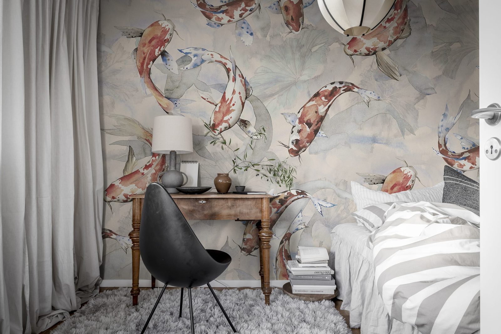 Koi, Coral, Rebel Walls 3