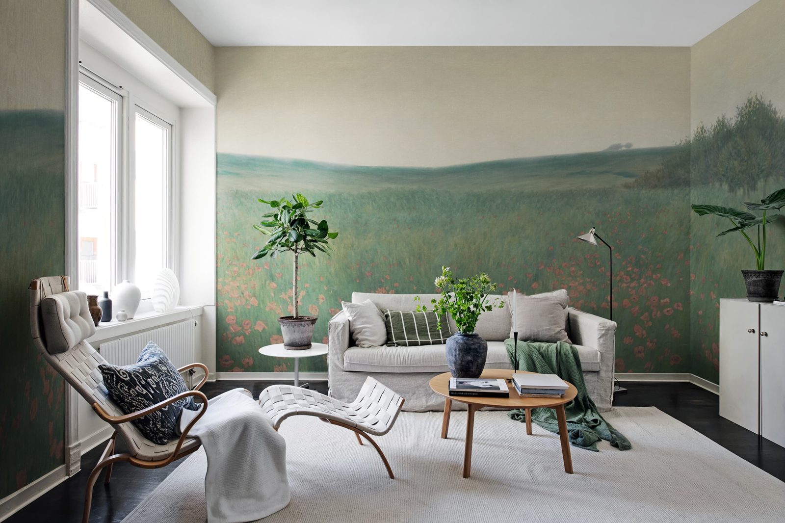 Poppy Landscape, Dawn, Rebel Walls 2