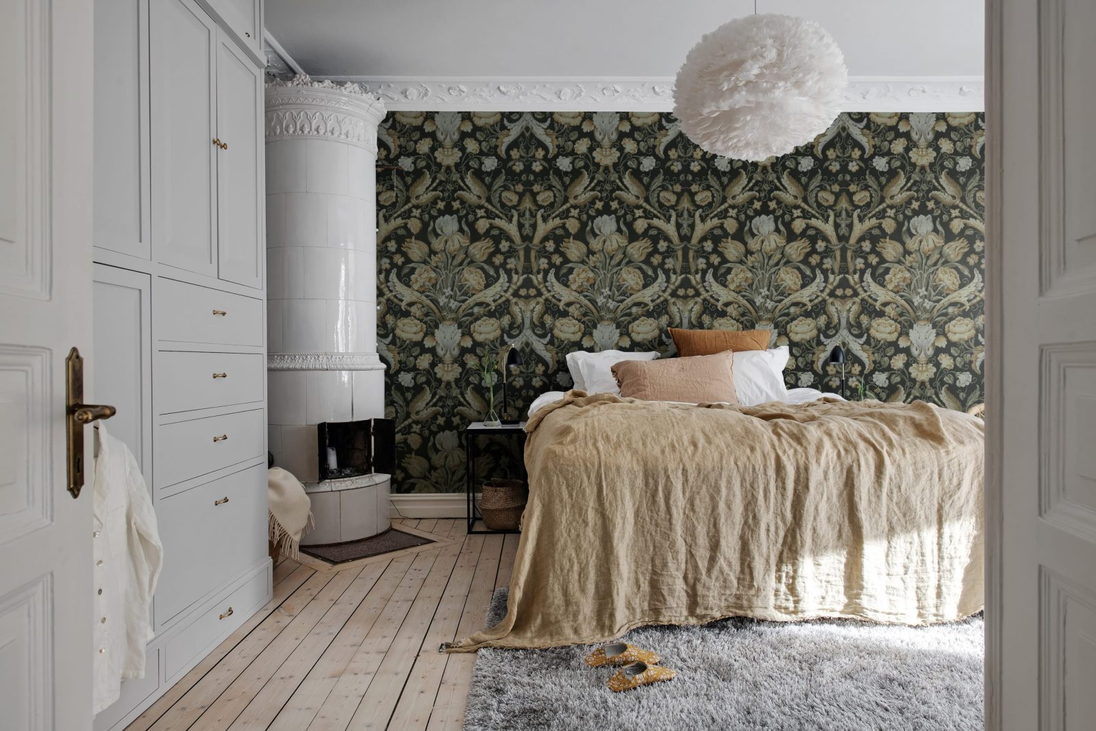 Vintage Tapestry, Yellow, Rebel Walls 3