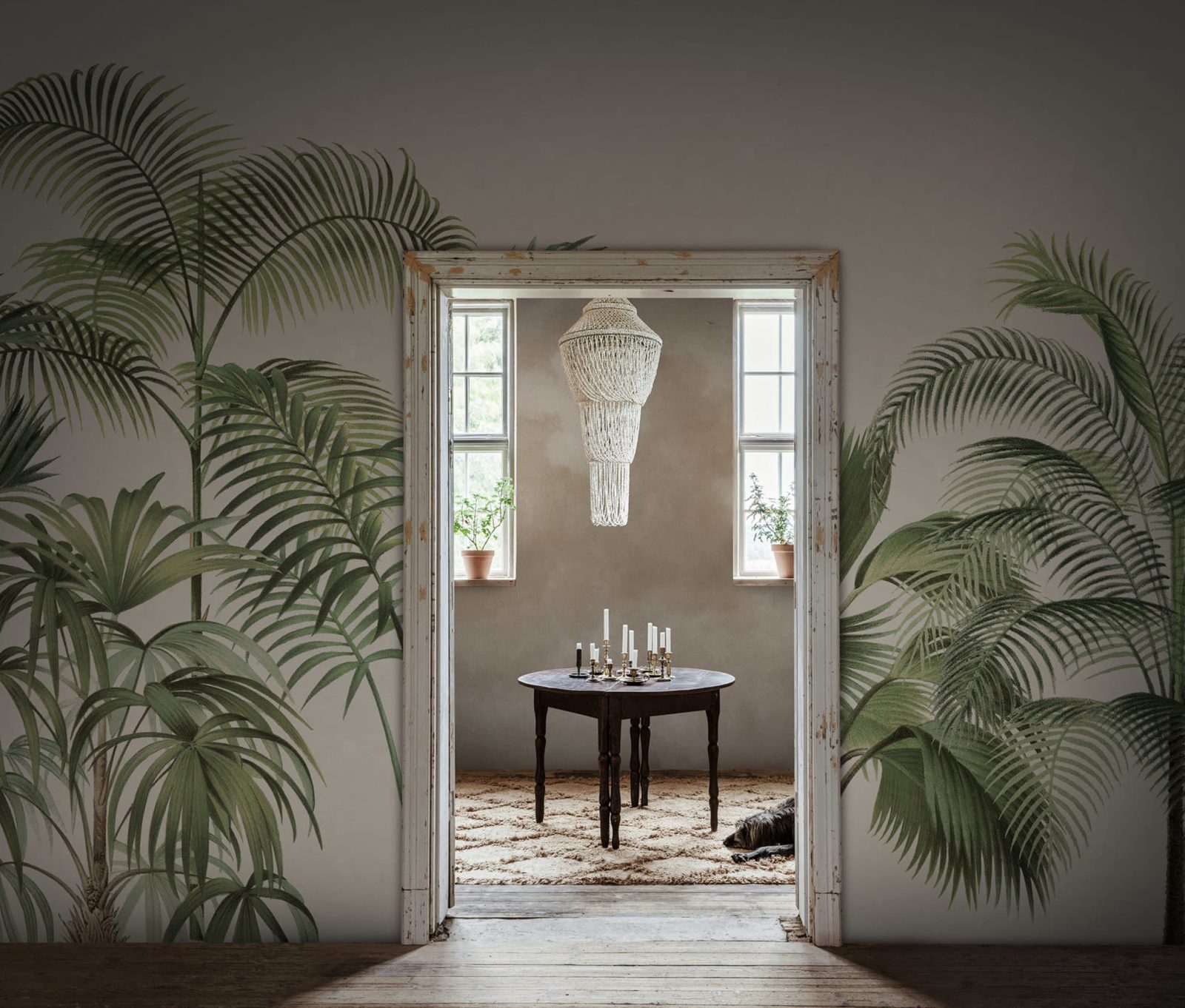 Retro Jungle, Green, Rebel Walls 3
