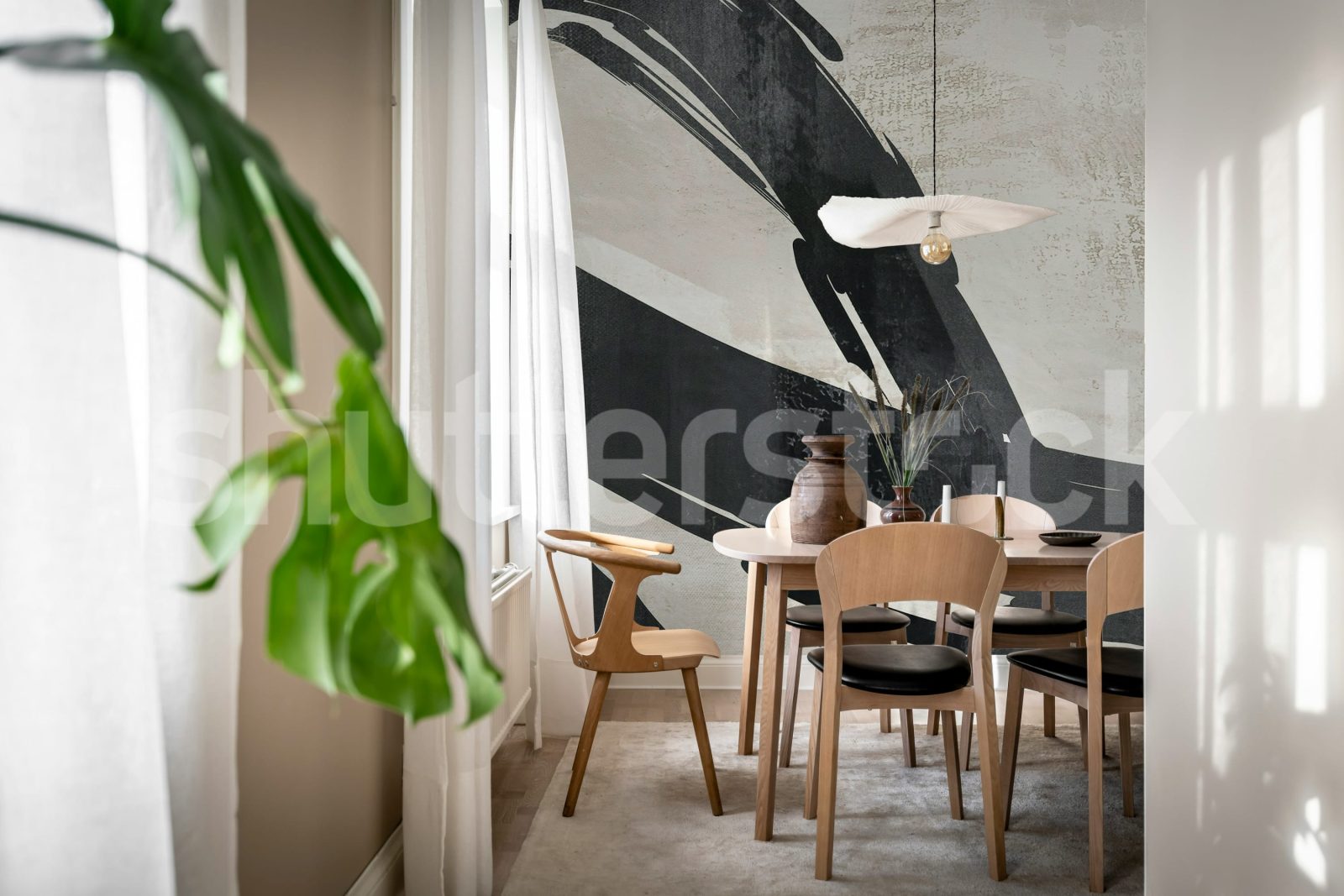 Artzy Stripes, Gray, Rebel Walls 2