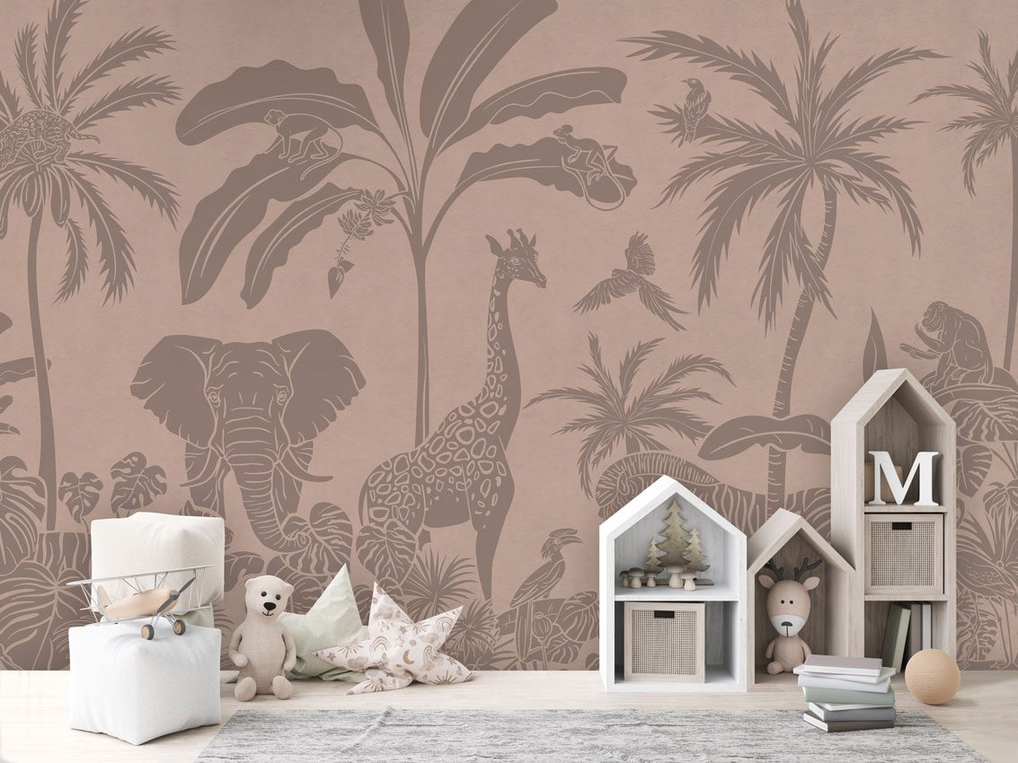 Monochrome Jungle - Pink Vintage, Kikki Belle 3