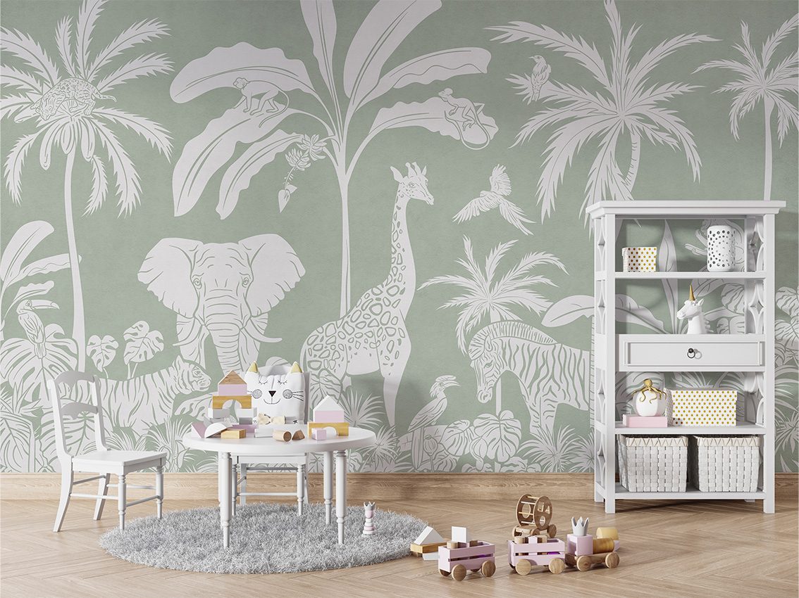 Monochrome Jungle - Green, Kikki Belle 5