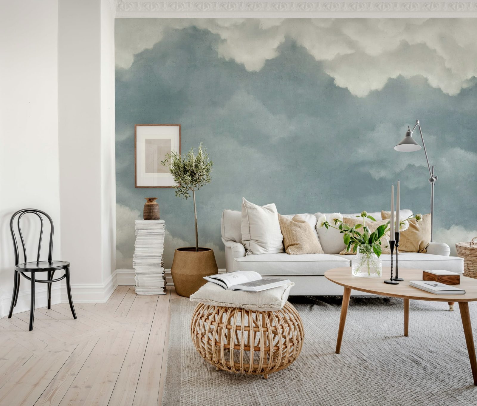 Sky of Clouds, Blue, Rebel Walls 2