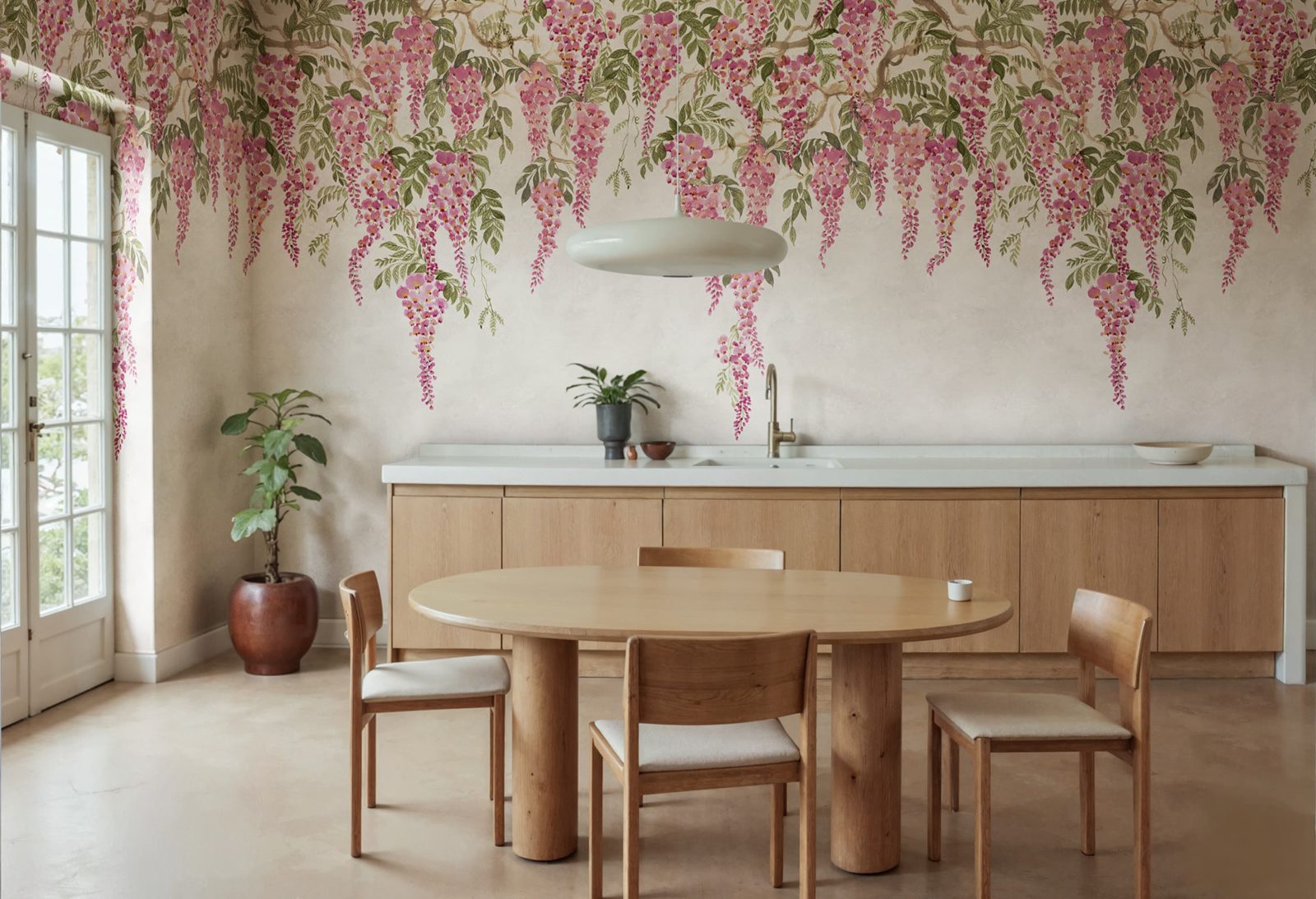 Whispers Wisteria, Pink, Rebel Walls 3