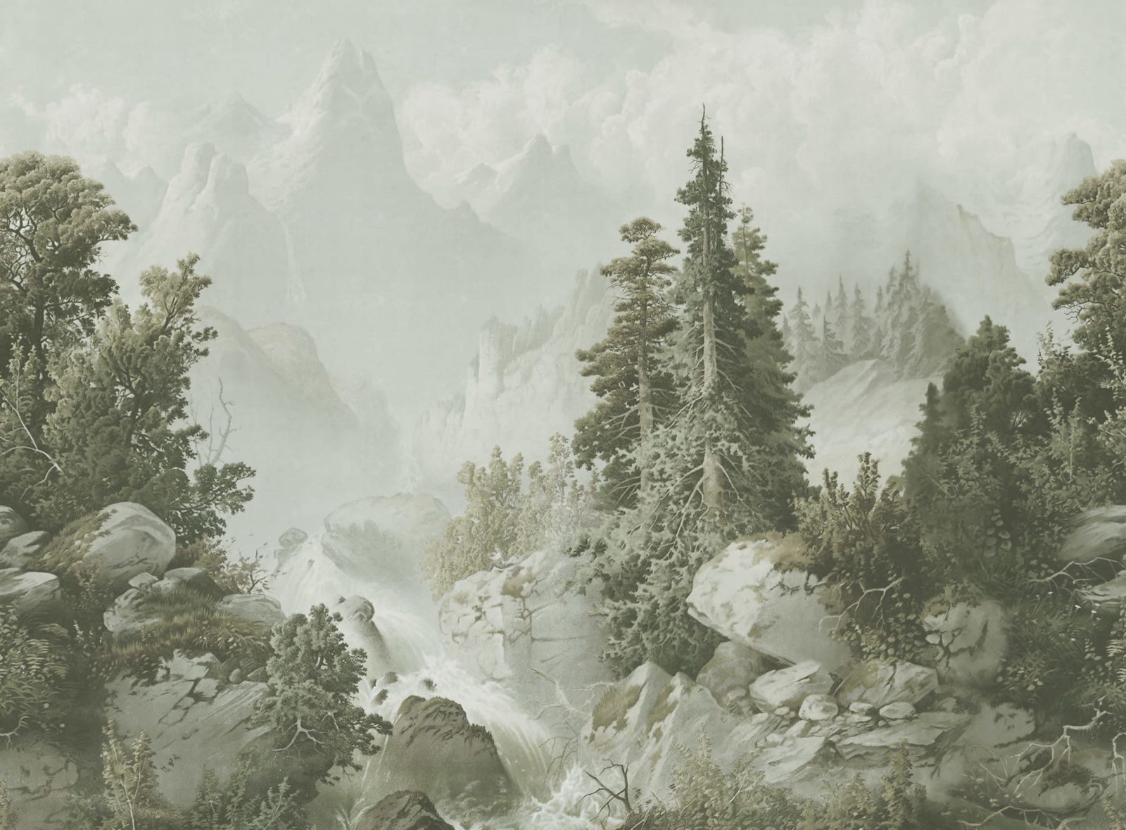 Mountain Horizon, Green, Rebel Walls