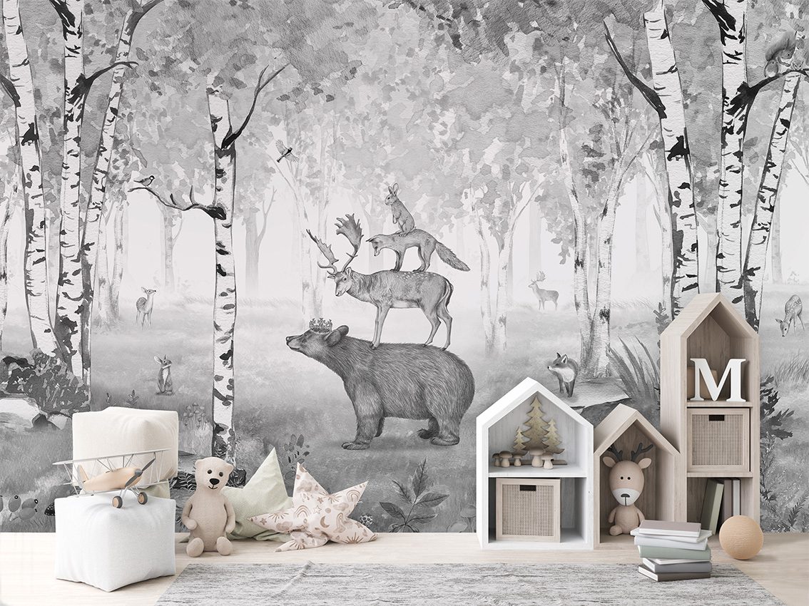 Bear King - Black and White, Kikki Belle 3