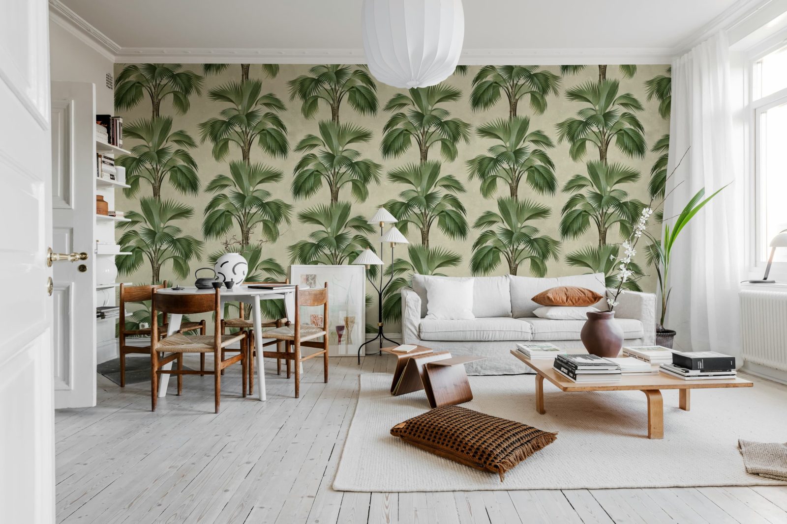 Tropical Rhythm, Beige, Rebel Walls 3
