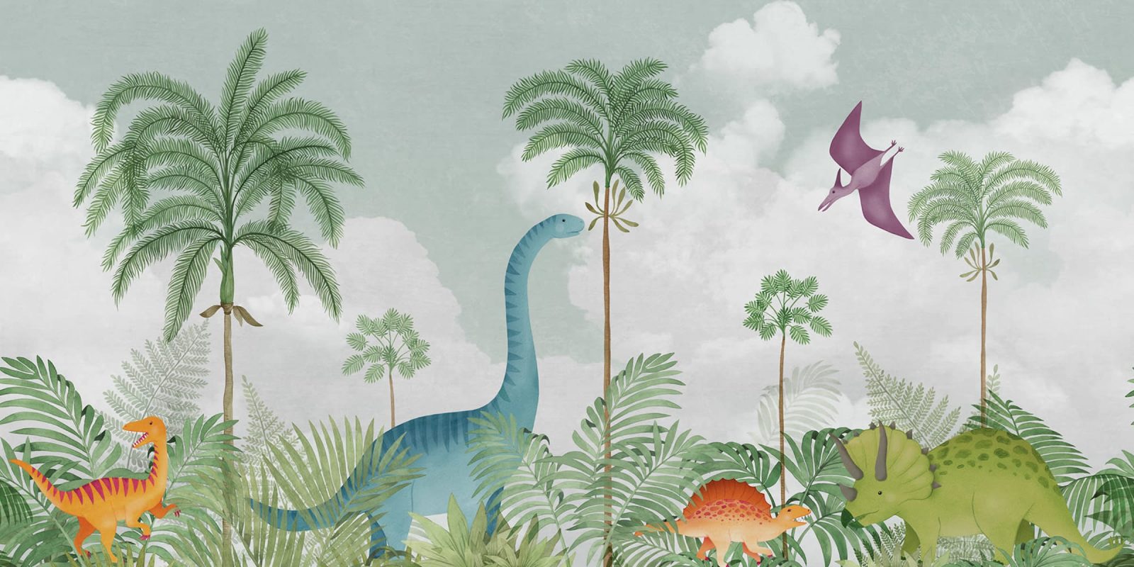 Dinosaur World, Green, Rebel Walls
