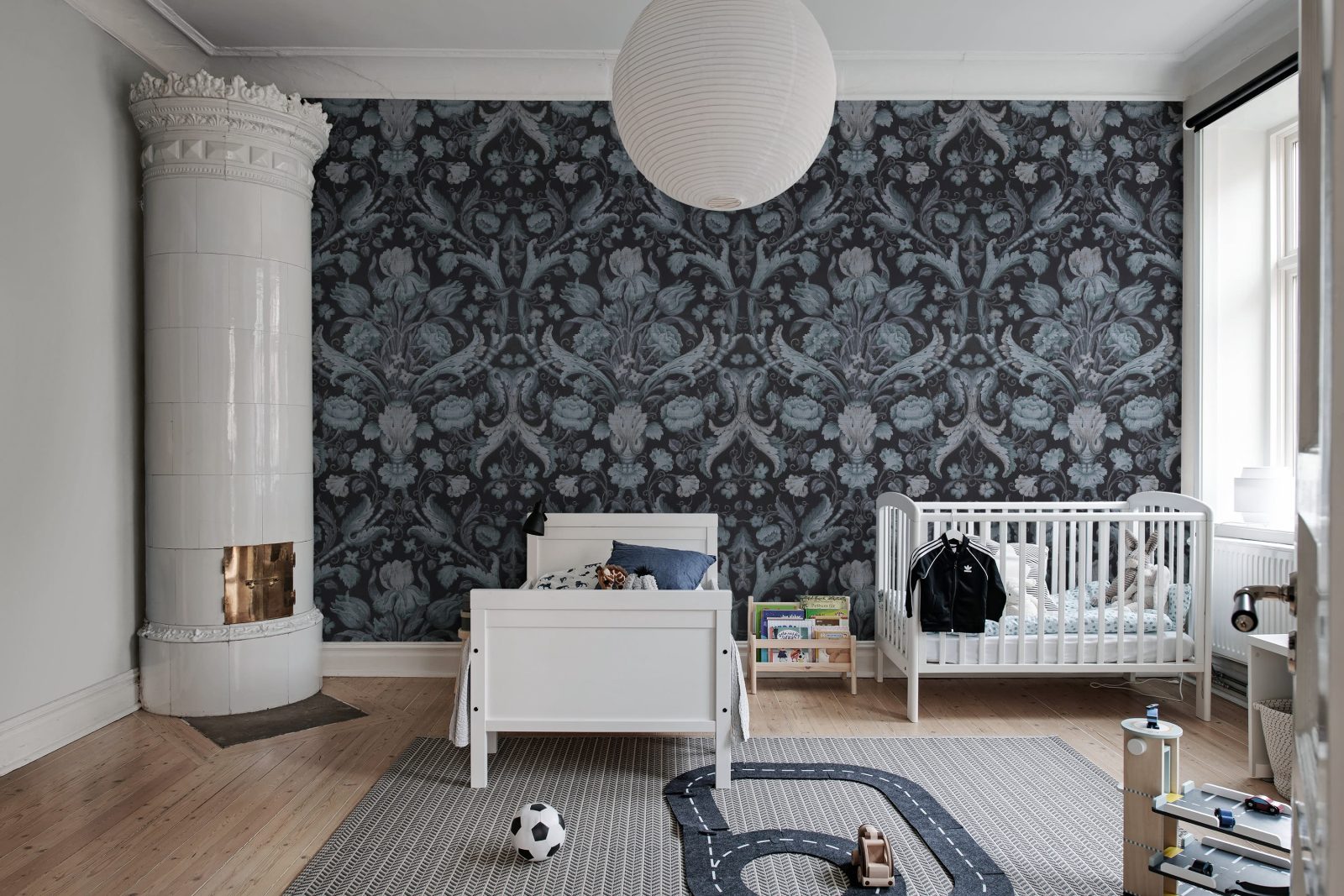 Vintage Tapestry, Blue, Rebel Walls 3
