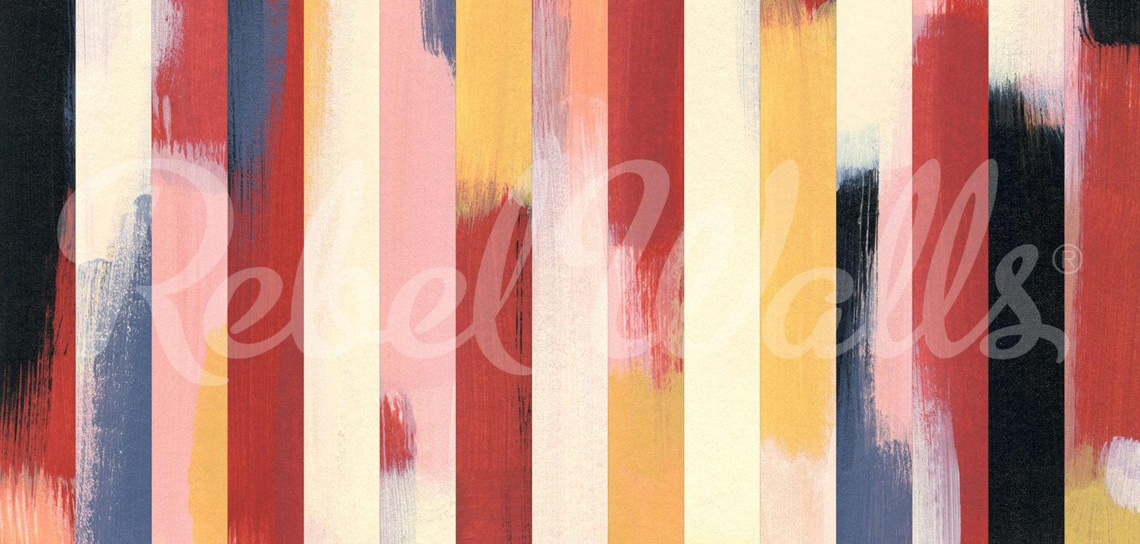 Paint Stripes, Multi, Rebel Walls