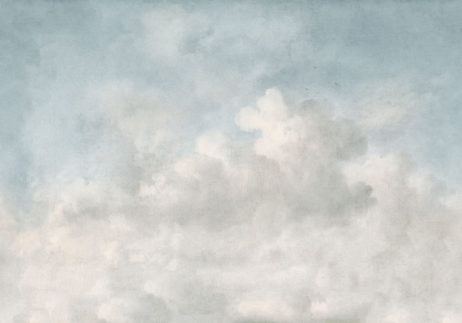 Vintage Clouds, Blue, Rebel Walls